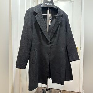 BloomChic Solid Open Front Blazer XL us 14-16